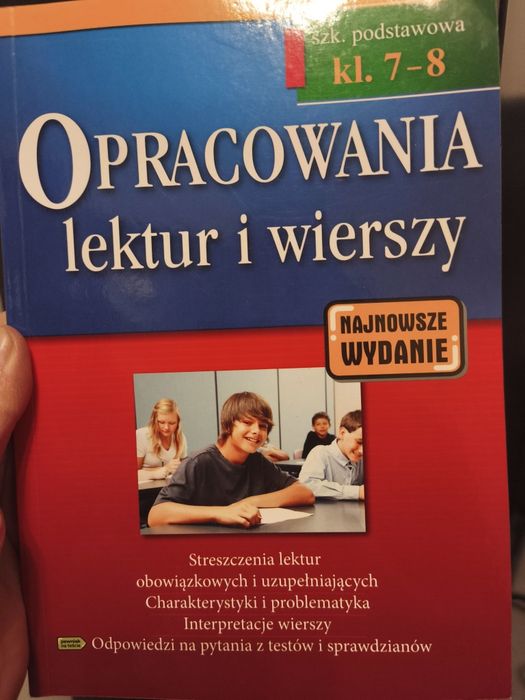 Opracowania lektur i wierszy kl.7-8