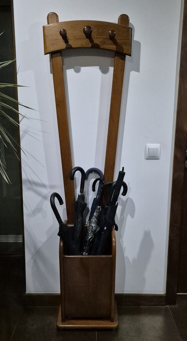 Cabide Bengaleiro em Pinho de mel