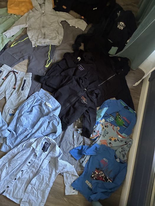 Paka ubrań 110 116 h&m smyk i inne zestaw paczka
