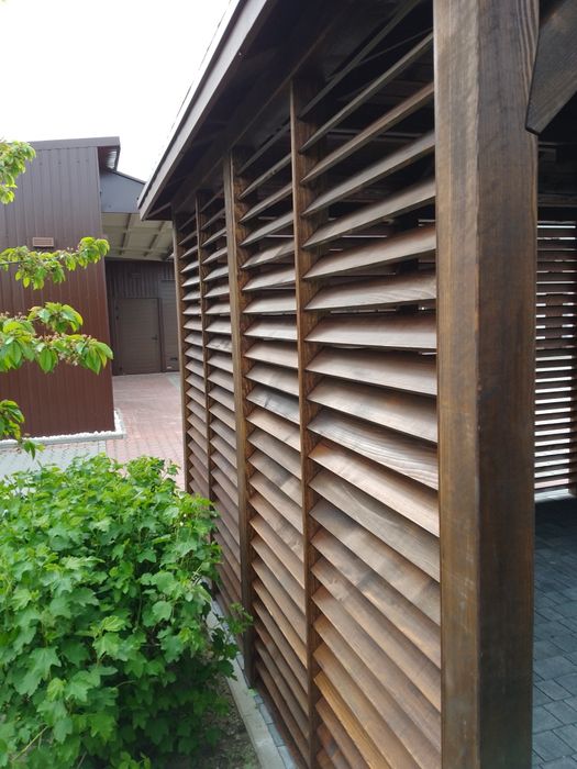 Rolety drewniane stałe żaluzje drewniane ruchome deseczki PRODUCENT