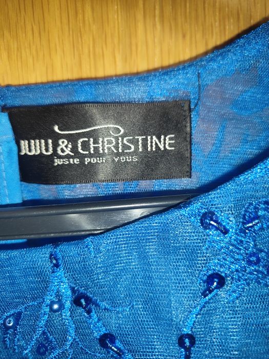 Vestido de cerimónia azul
