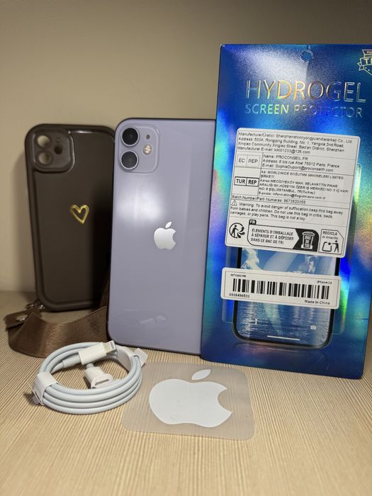 ZESTAW iPhone 11 | 128GB!! | IDEALNY STAN!! | 100% koncycji