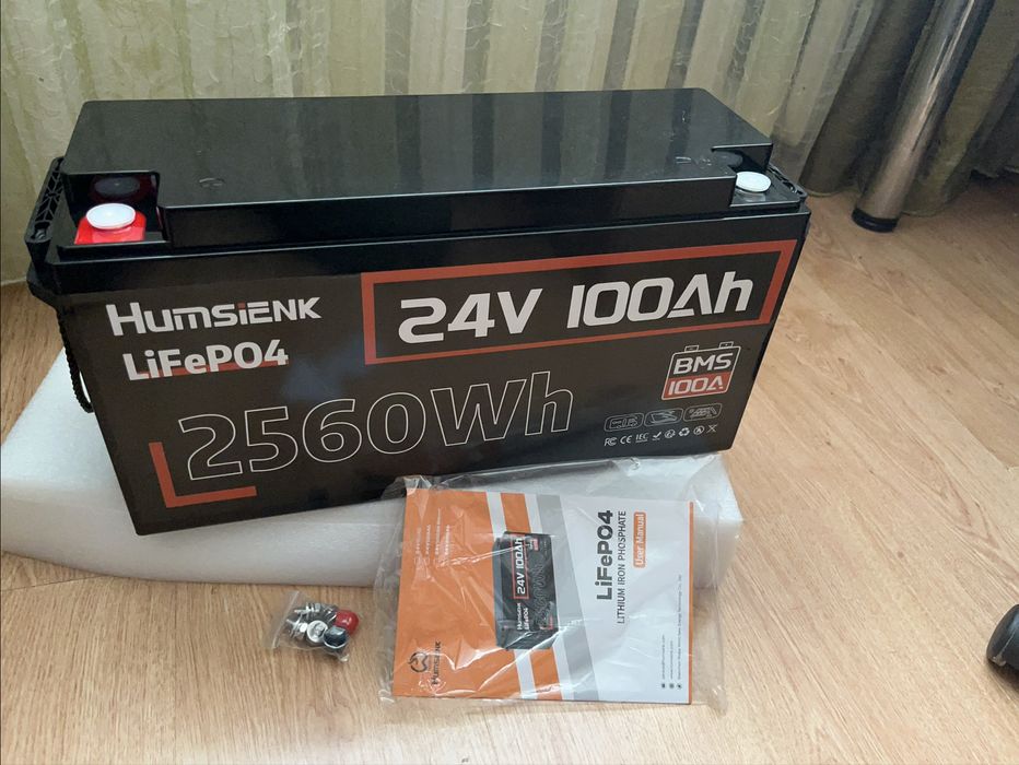 Аккумулятор Humsienk LiFePO4 24V100A 2560Аг