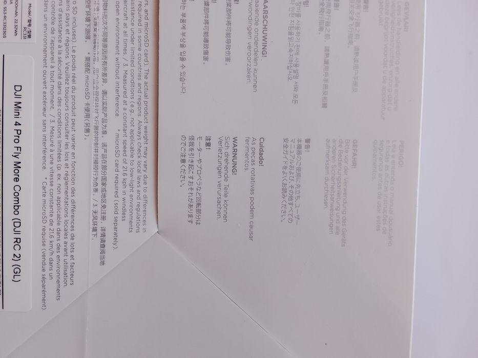 Novo DJI Mini 4 Pro Fly More Combo (DJI RC 2)