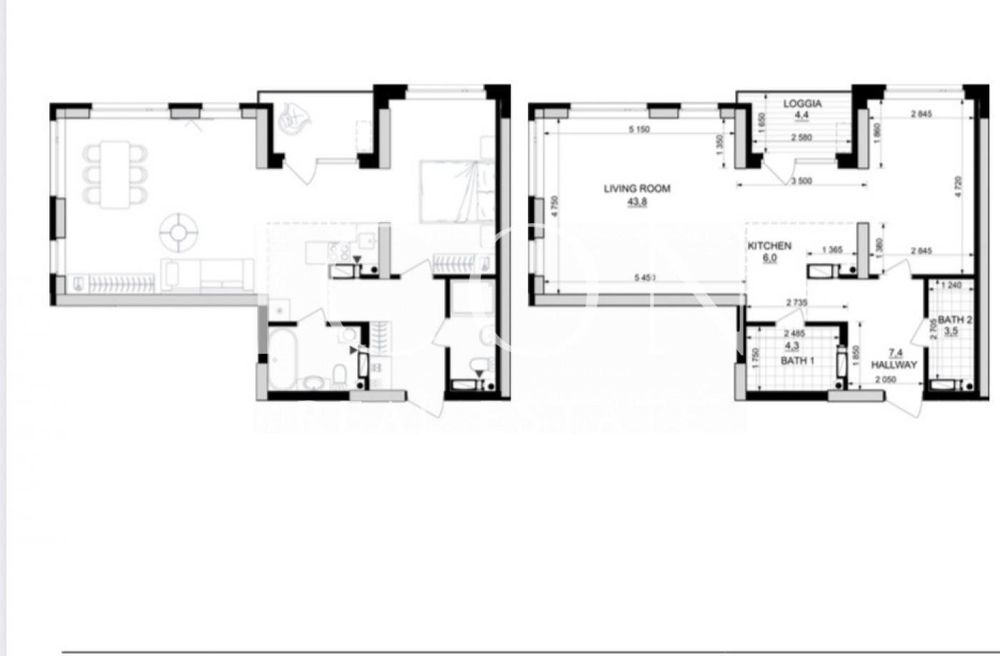 Продажа 2-комнатной квартиры в ЖК KUB 29