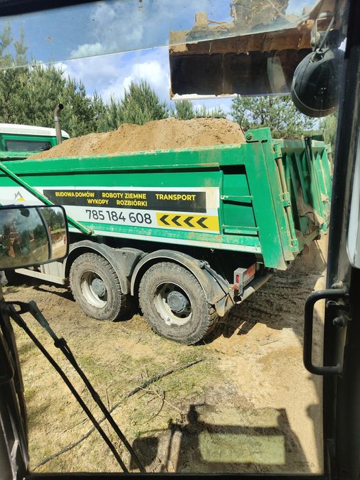 Roboty ziemne, rozbiórki,wykopy ,niwelacje ,transport materiałów. Wyburzenia