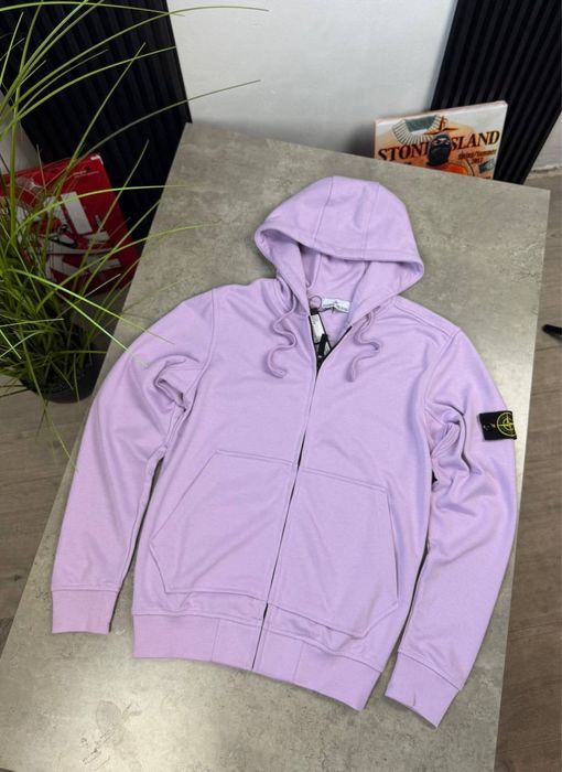 Зіп-Худі Stone Island Ліловий