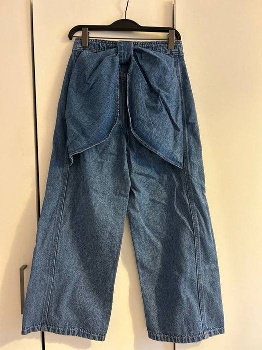 Нові джинси wide leg у цікавому крої для дівчинки 10-11 років