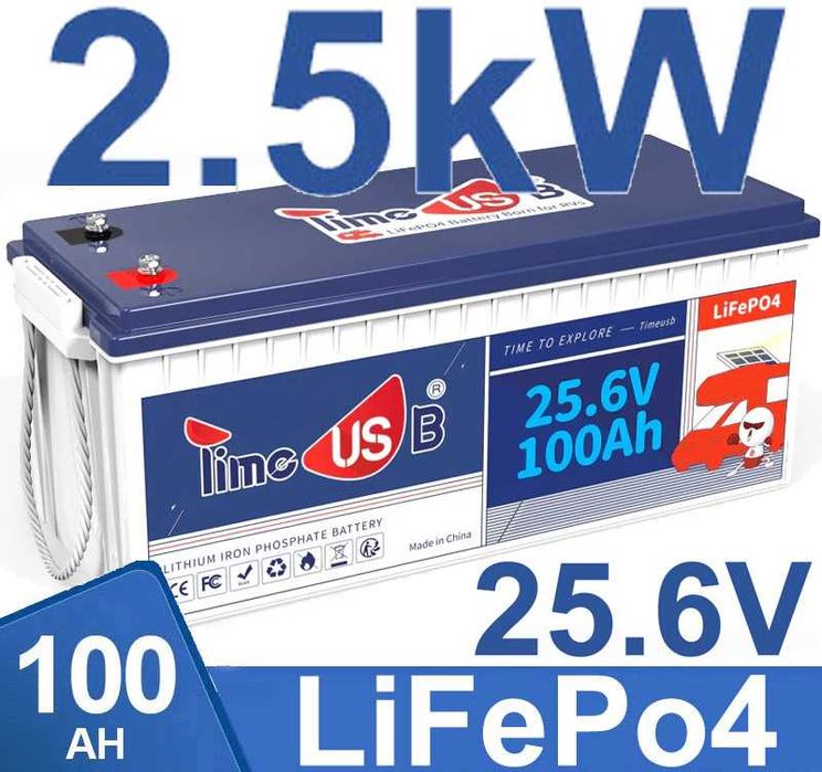 АКБ LiFePo4 24V 100aH інвертор 4,2 кВт нові акумулятори залізофосфатні