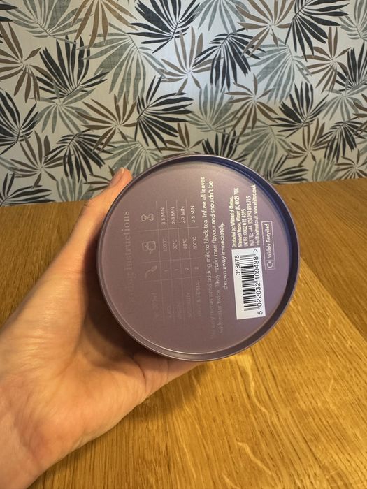 Whittard biała herbata premium w oryginalnej puszce silver needle