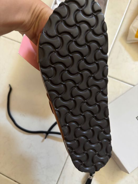 Sandália pele camel