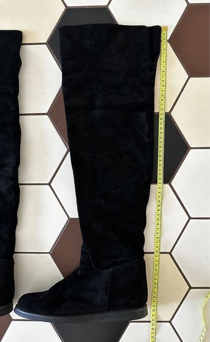 Ботфорти натуральна замша зимові Attizzare