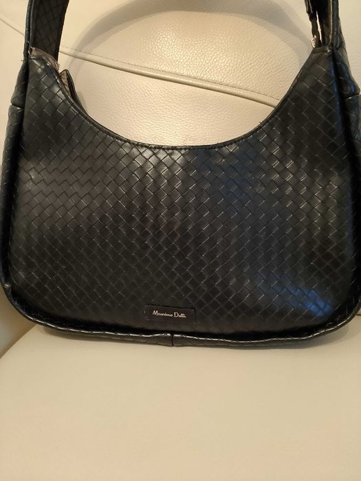 Czarna torebka massimo dutti bagietka