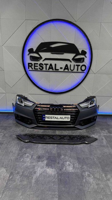 Бампер фара ауди а4 б9 audi a4 b9 2015-2019 р | в стилі S-line с лайн