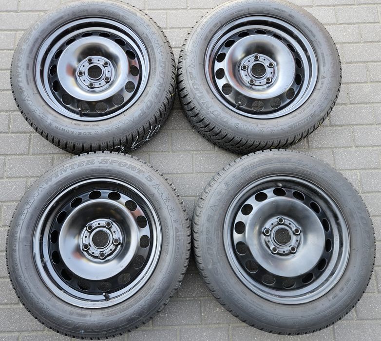 4x Felgi stalowe zimowe 16 5x112 ET46 Audi A3 Leon Octavia Golf [1265]