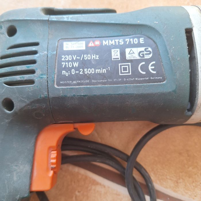 Wiertarka wkrętarka do karton gipsu  Meister craft MMTS 710 E regips