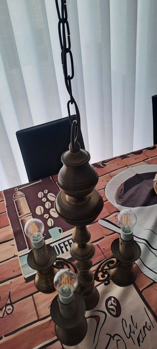 Espelho e candeeiro vintage