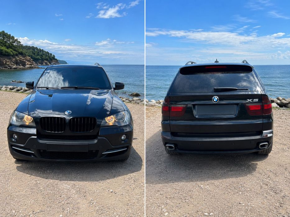 Розбірка BMW X5 E70 4.8i N62B48 запчастини 475 black-sapphire metallic