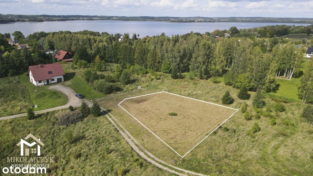 Działka budowlana nad jeziorem / 0,13 ha / Kikity / wszystkie media