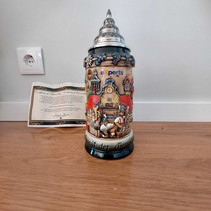 caneca cerveja alema King-Werk Oktoberfest original Nova