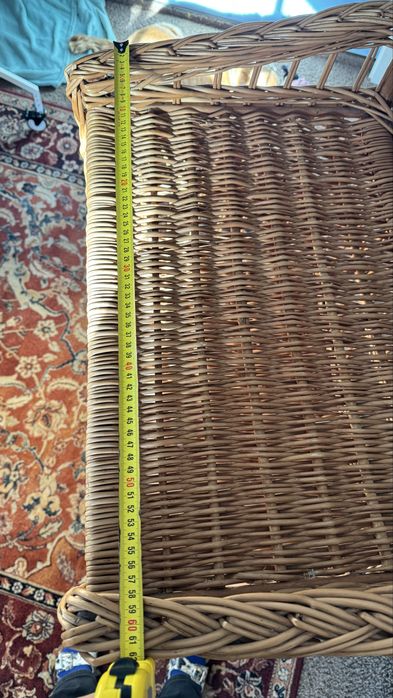 Etażerka, Stylowy Wiklinowy regał