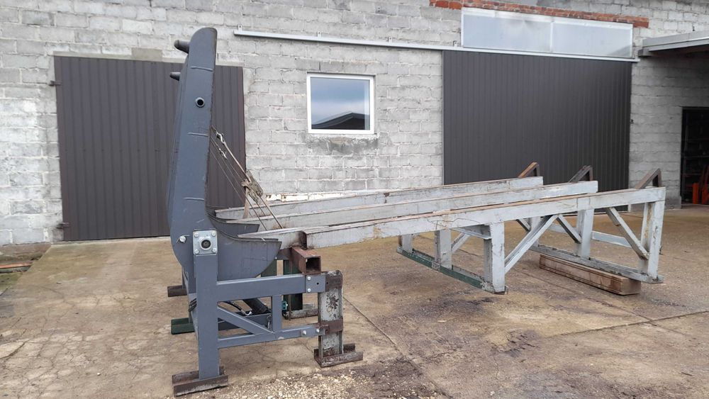 Podajnik kłody, rampa załadowcza, zasobnik Trak-Met (trak taśmowy)