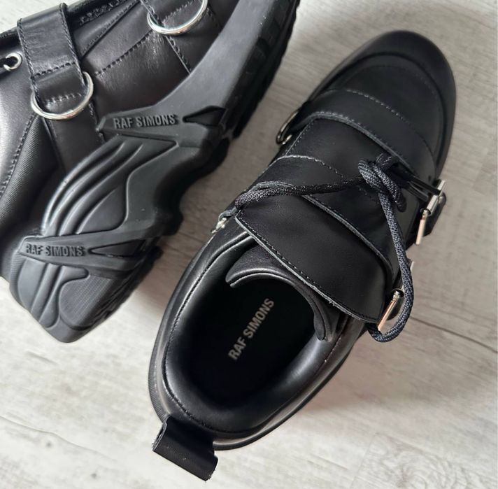 БЕЗКОШТОВНА ДОСТАВКА‼️Raf Simons Antei Black Laceo (Чорні),раф сімонс.