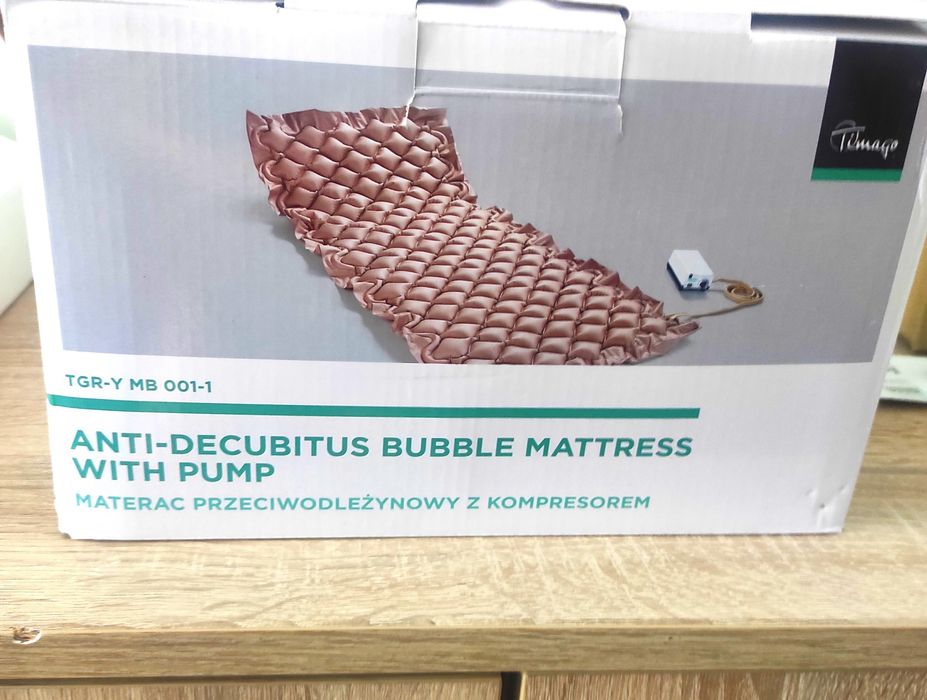 Materac Przeciwodleżynowy Bąbelkowy 200 cm x 90 cm Nowy