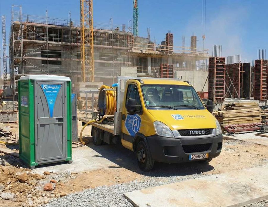 WC portátil para obra e estaleiro – aluguer mensal – Viseu