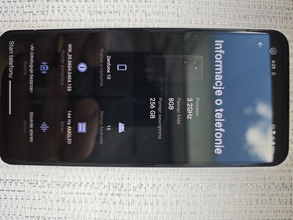 Smartfon Zenfon10  8/256