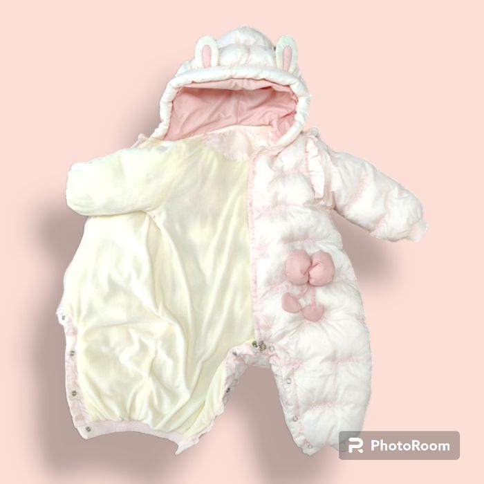 Теплий зимовий дитячий комбінезон