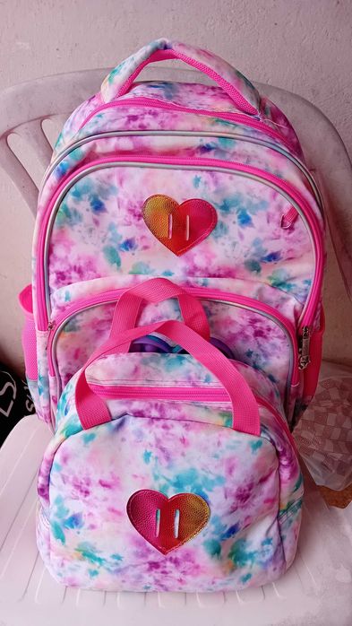 Mochila escolar (conjunto)