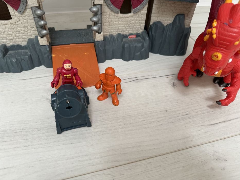 ZAMEK Fisher Price Imaginext SMOK RYCERZE