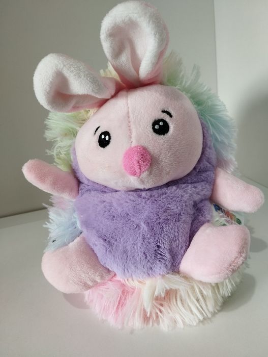 Maskotka jeżyk piłka Puffle pets tęczowy pastelowy