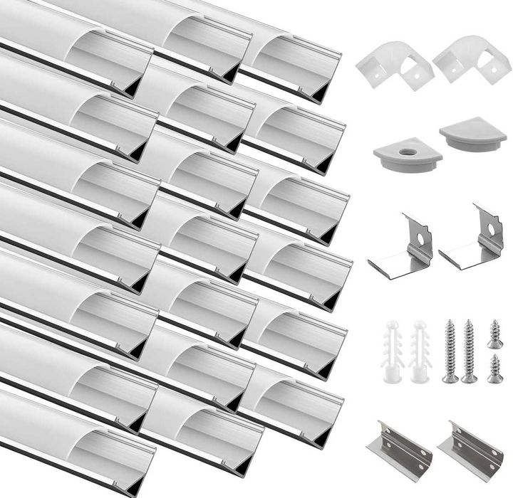 Nowe profile / profil LED / 20 x 1m / w literę V / 20 szt !A1947!