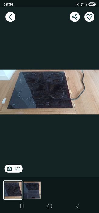 Placa vitroceramica Candy nova