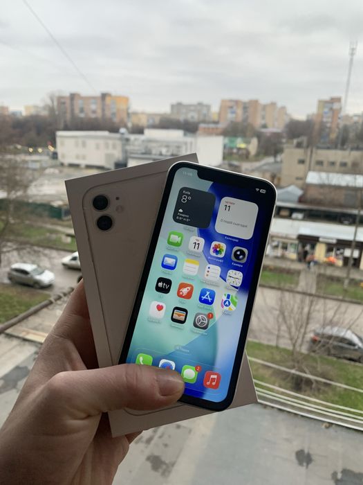 Apple iPhone 11 128GB Whita Neverlock. Айфон чистий айклауд