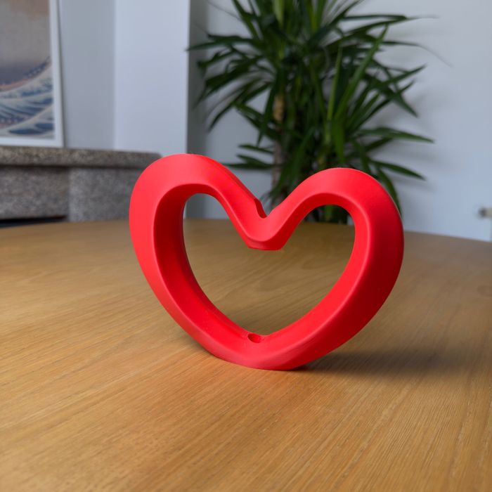 Valentine's Day Heart Vase