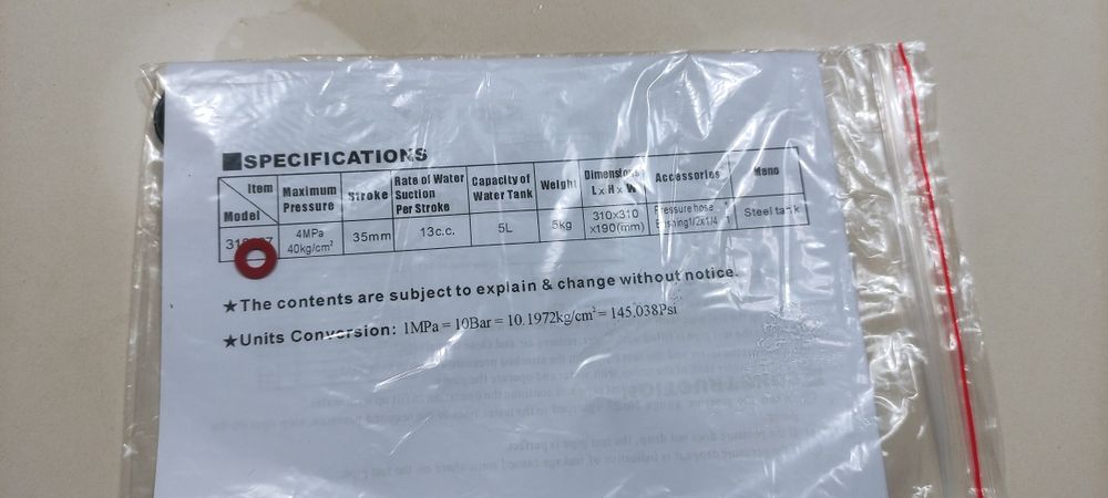 Bomba testes canalização