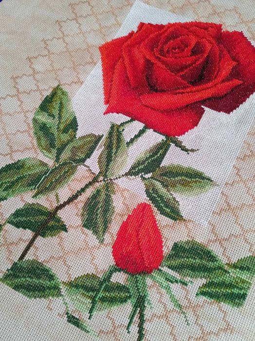 Картина вишита нитками