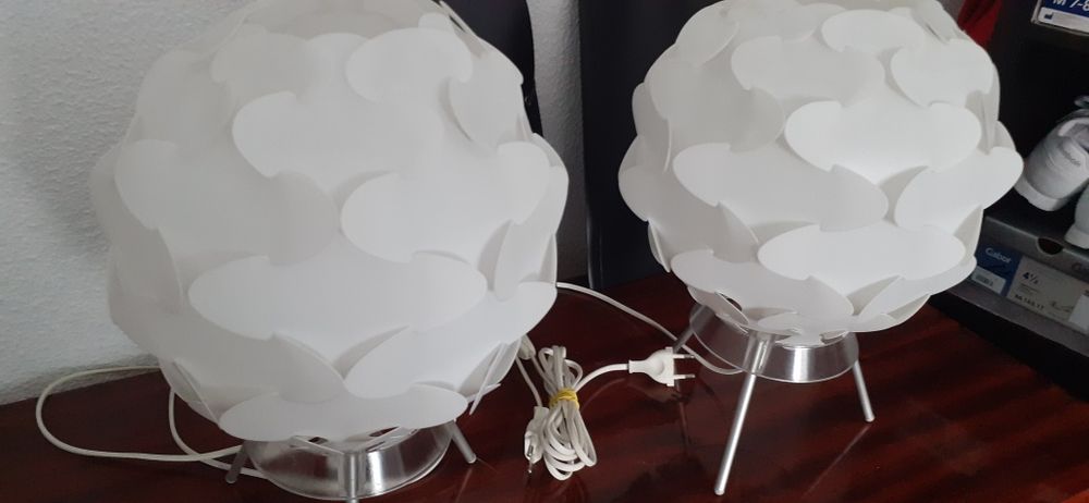 2 Candeeiros ikea brancos64750855409795121