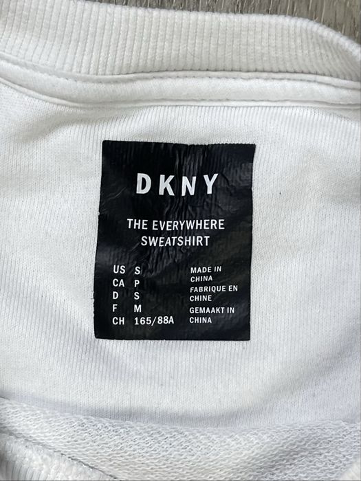 DKNY кофта свитшот S размер белая женская