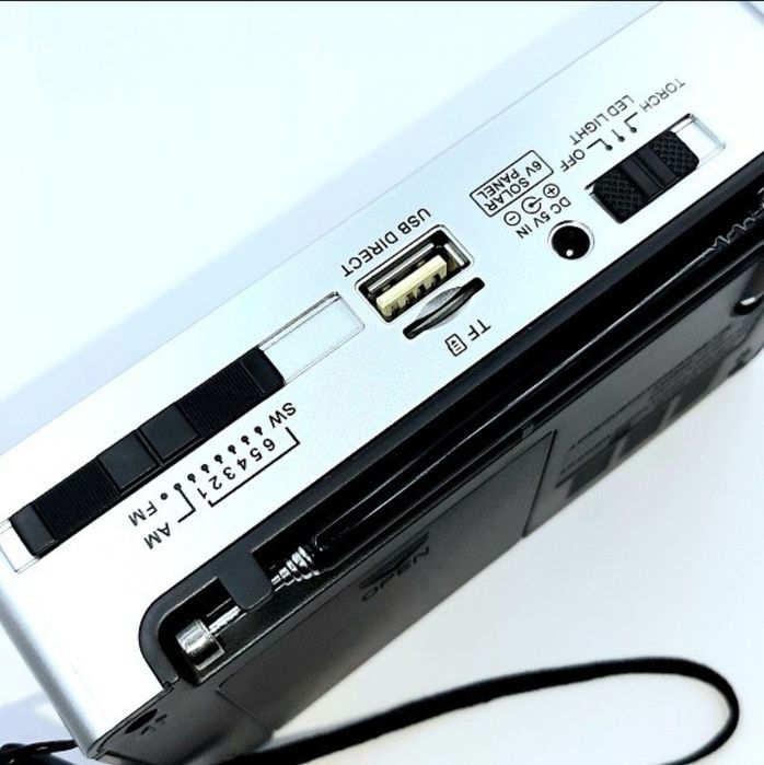 Радіоприймач Golon RX-8866 акумуляторний з ліхтарем та mp3 microSD USB