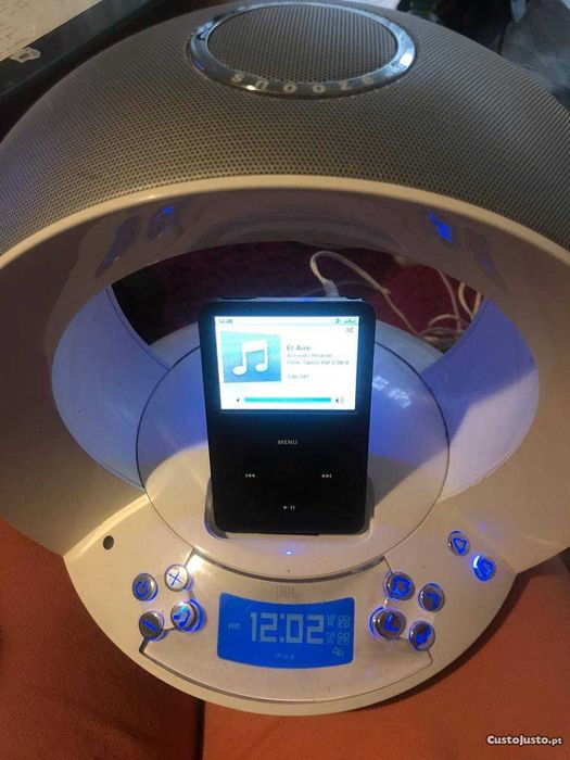 Rádio Coluna ipod JBL com pequeno defeito