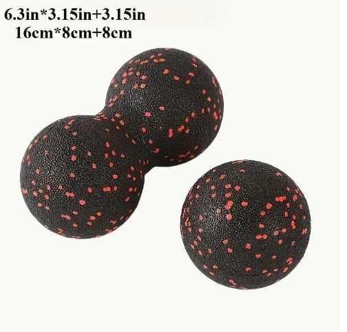 М'ячики для йоги фітнесу ролики комплект d8см для масажу масажні