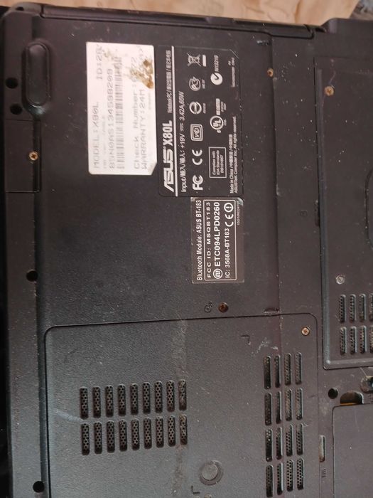 Продаеться ноутбук A SUS x80l ETCO94LPD0260