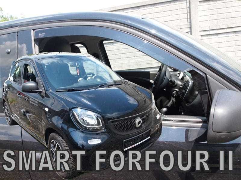 Вставные ветровики Smart ForFour 2014-2019 Передние Heko Team Цена за 2 шт