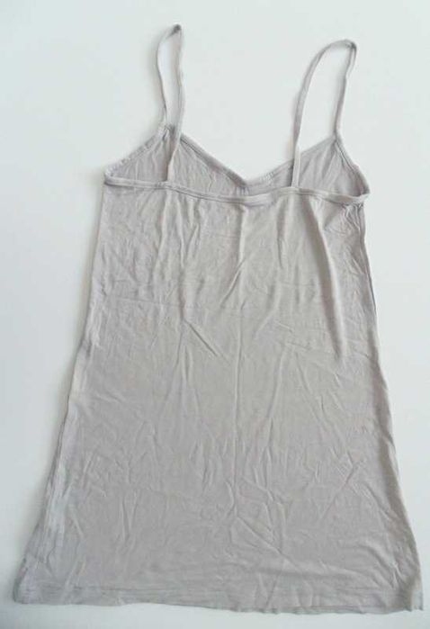 TopShop szara gładka halka na ramiączkach 36