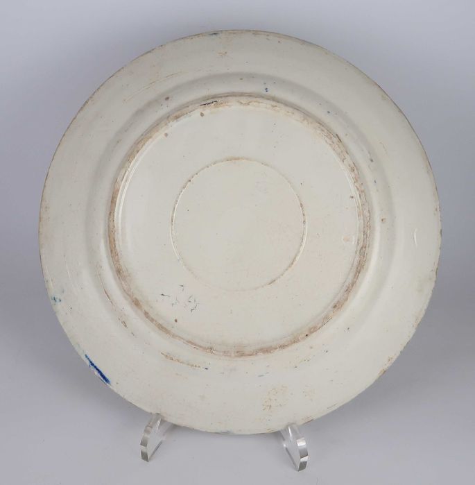 3 Pratos antigos em faiança antiga - Miragaia