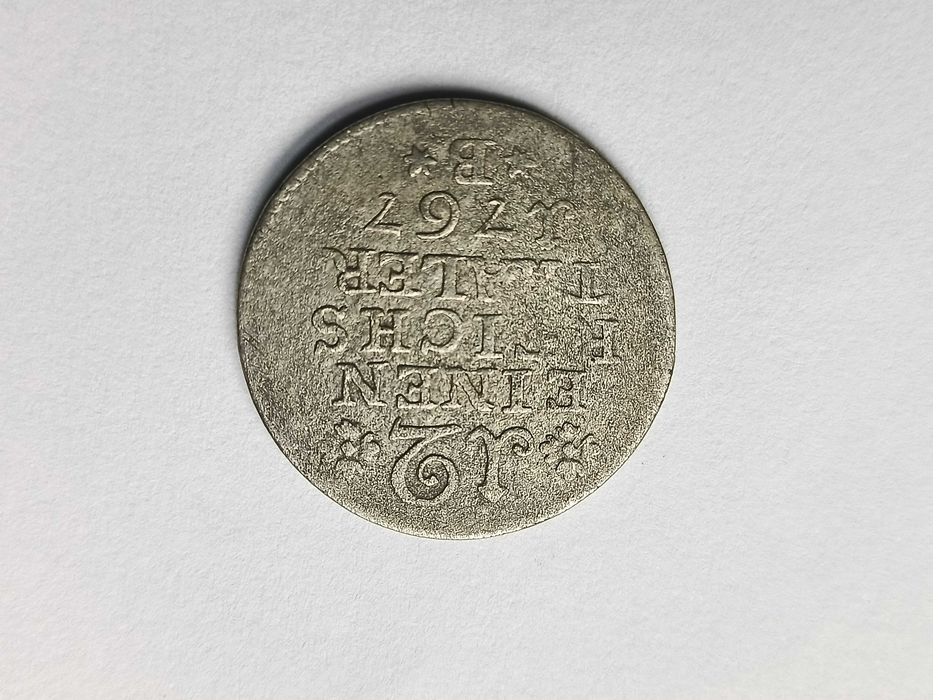 Talar 1/12 talara 1767 Prusy Fryderyk ll oryginał Srebro
